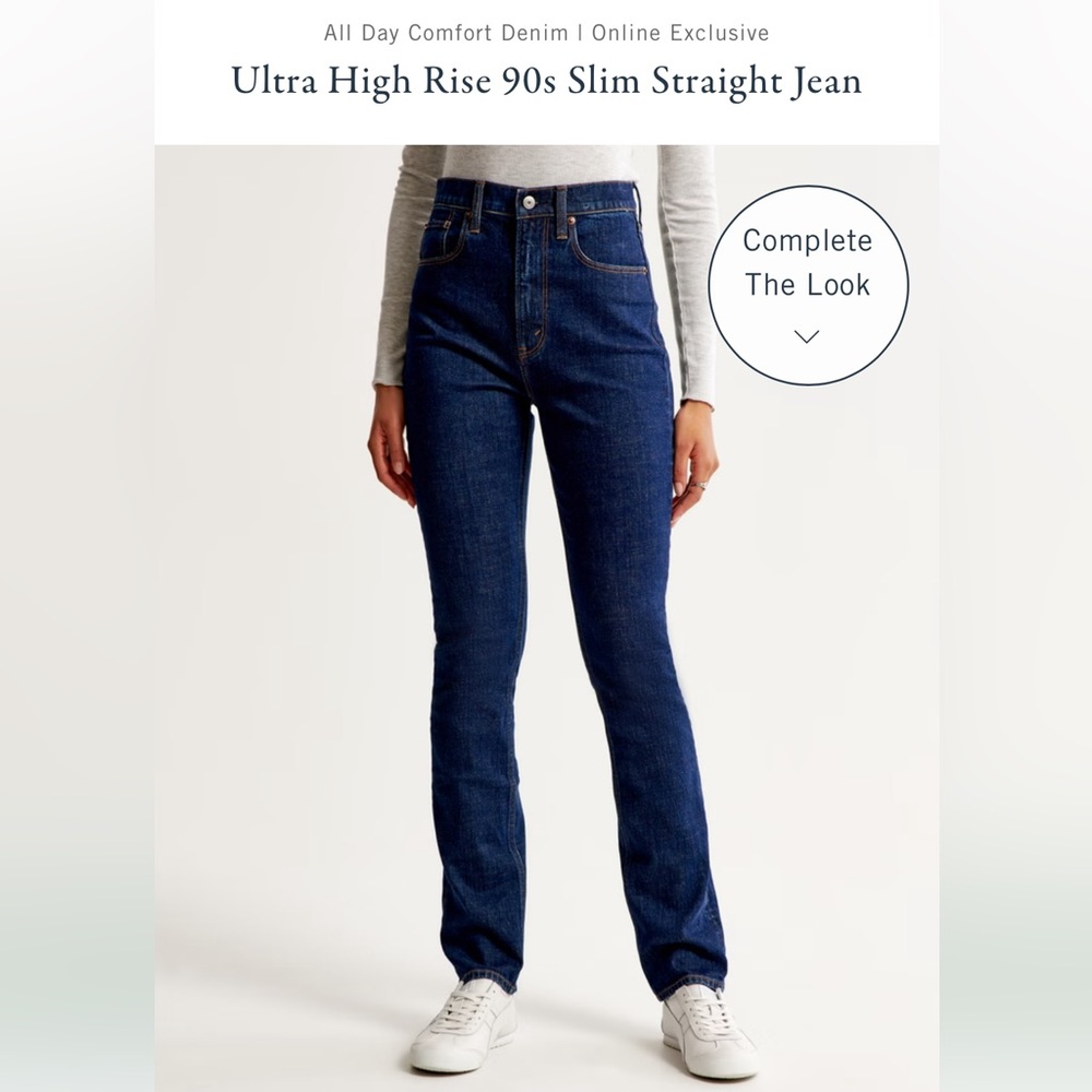 Ultra High Rise 90s Slim Straight Jean